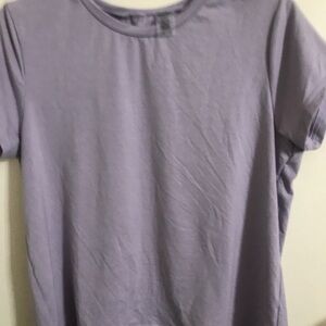 Chic Lavender Short Sleeve Top